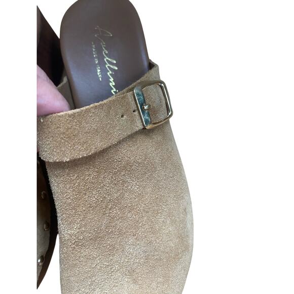 Avellini Tan Suede Clogs Size 37 - Picture 4 of 8